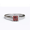 varitsa-jewellers - Solitaire Gold Engagement Ring with 0.35ct Princess Cut Ruby- 01SG04R